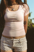 Pink SEQUOIA Longline Fit T-Shirt