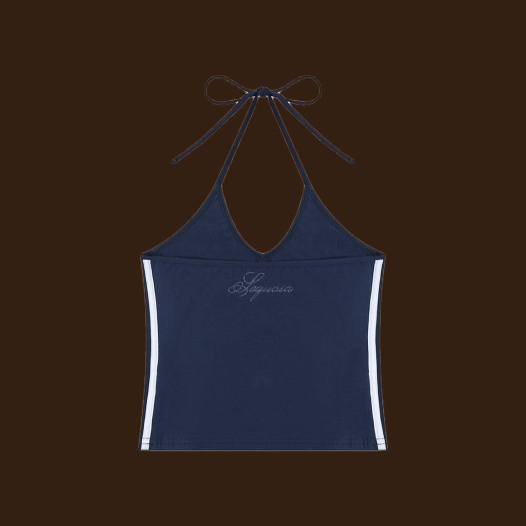 PRE-ORDER Women's Navy Blue SEQUOIA Halter-Top