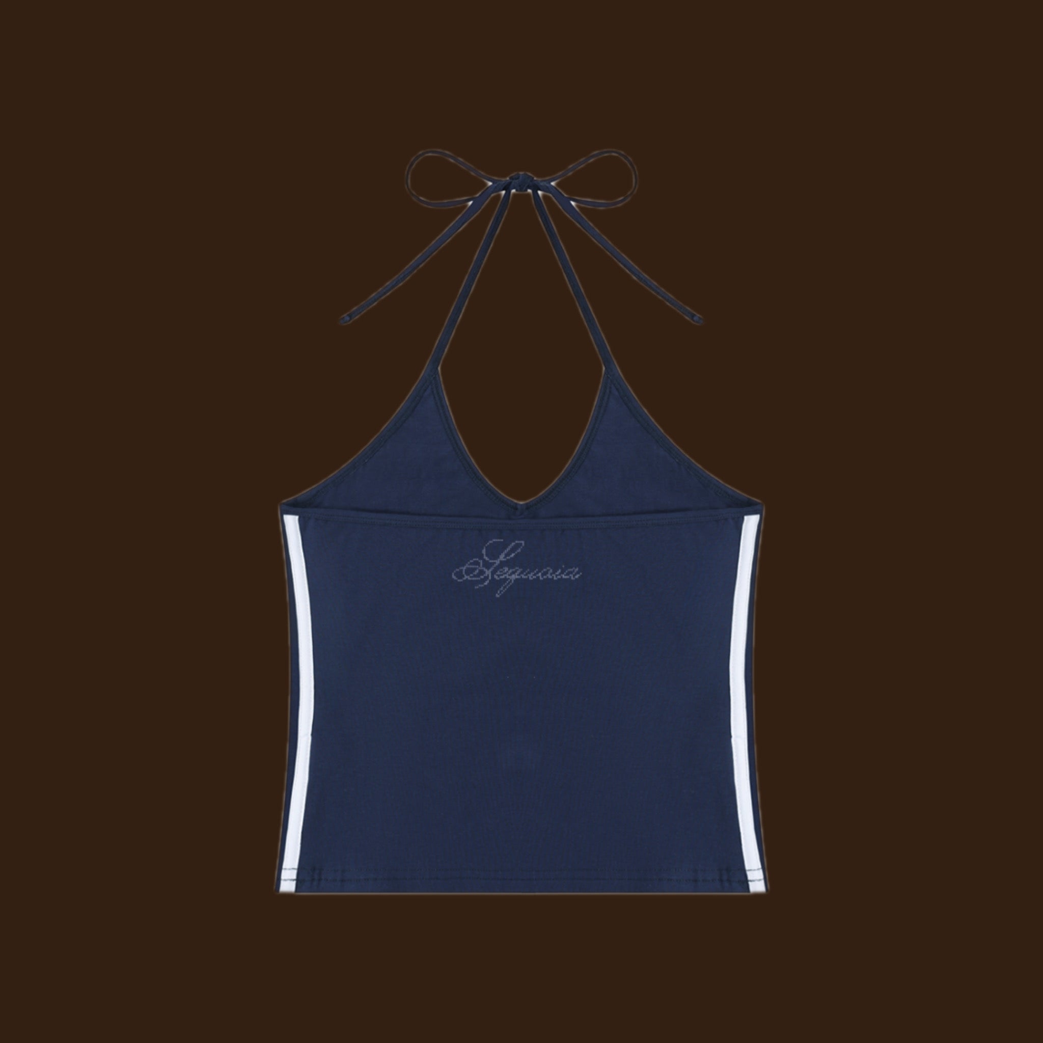 PRE-ORDER Women's Navy Blue SEQUOIA Halter-Top