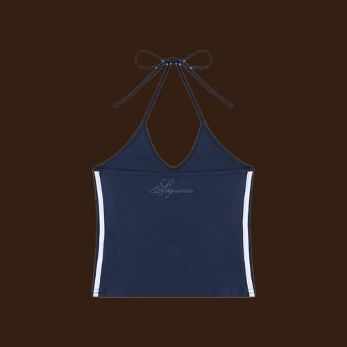 PRE-ORDER Women's Navy Blue SEQUOIA Halter-Top