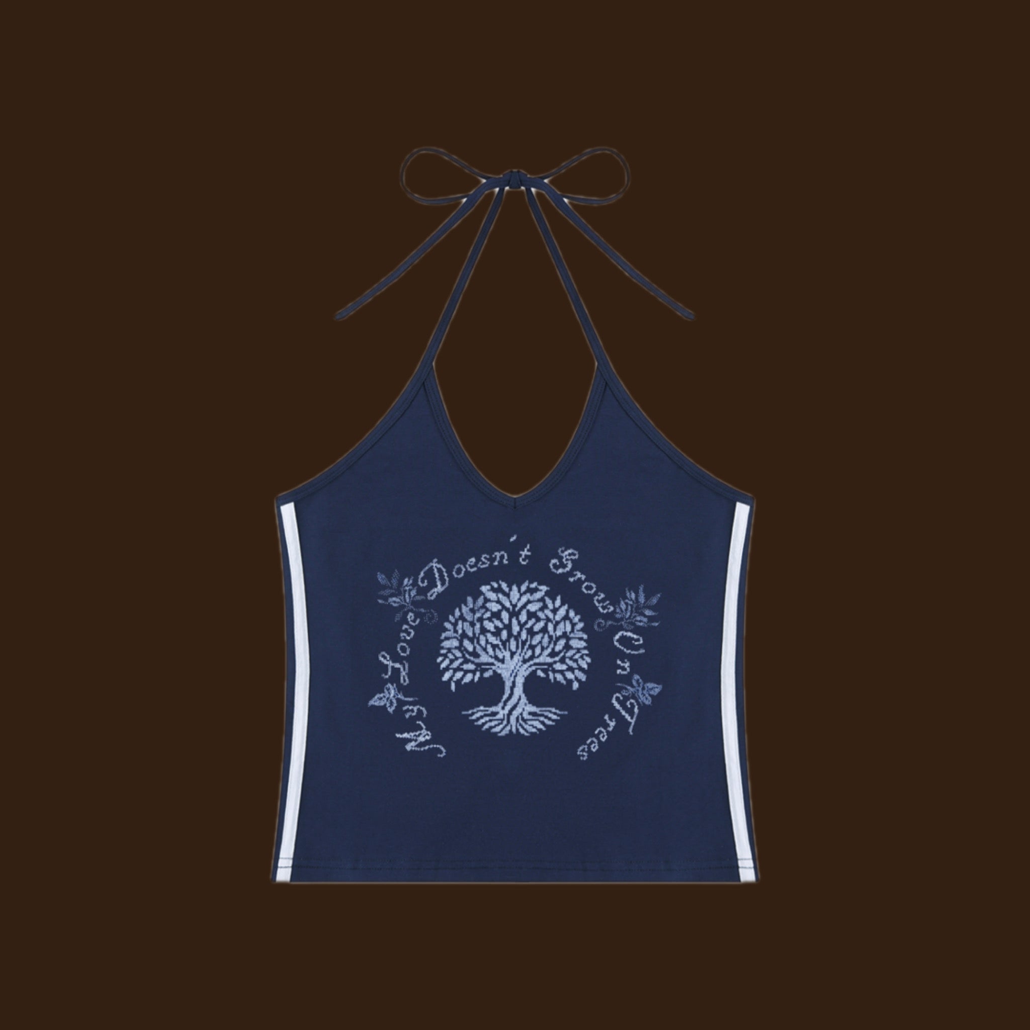 PRE-ORDER Women's Navy Blue SEQUOIA Halter-Top